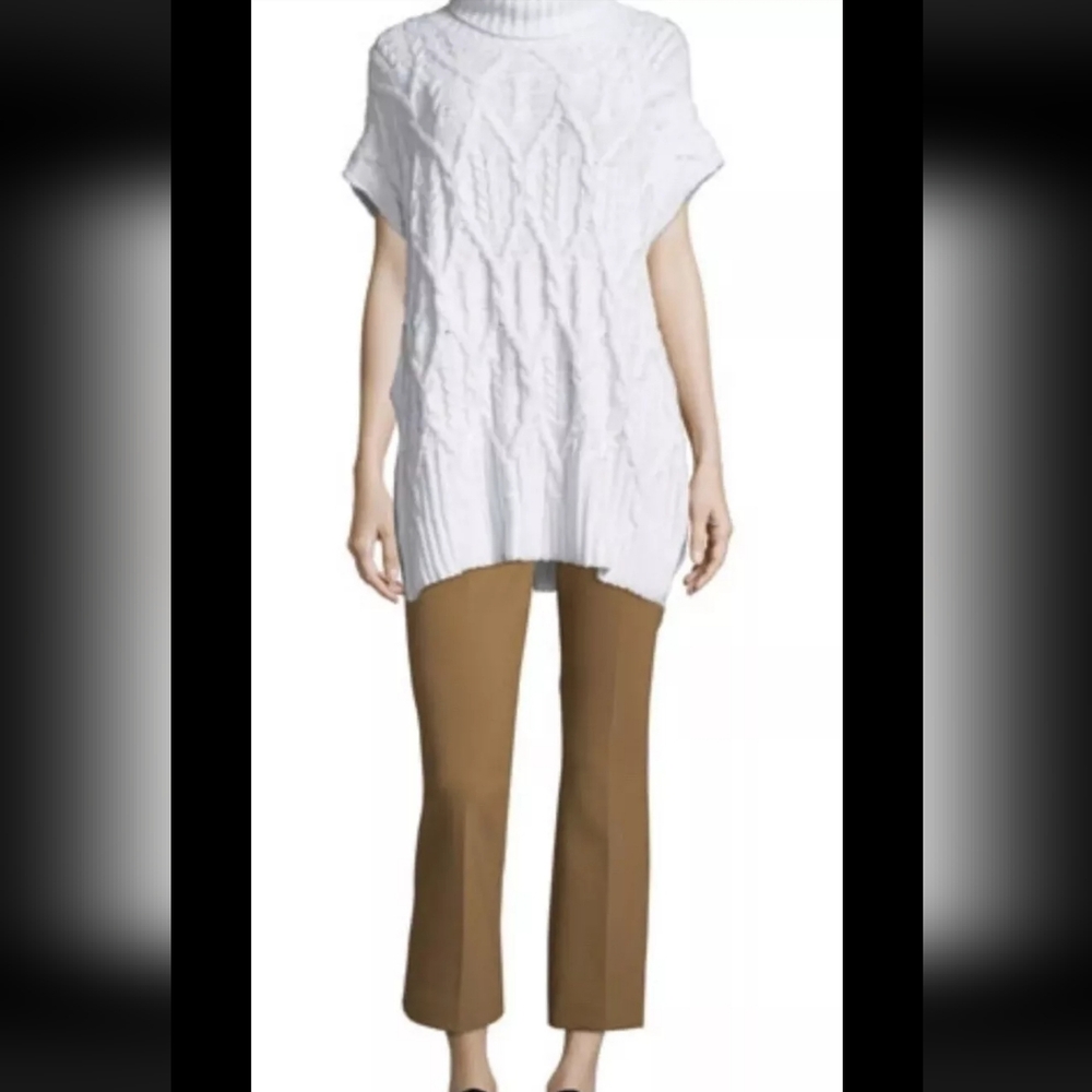 Theory Erstina Pionner Cropped Vicuna Brown Pants Size 0 $295 NWT - Picture 2 of 9